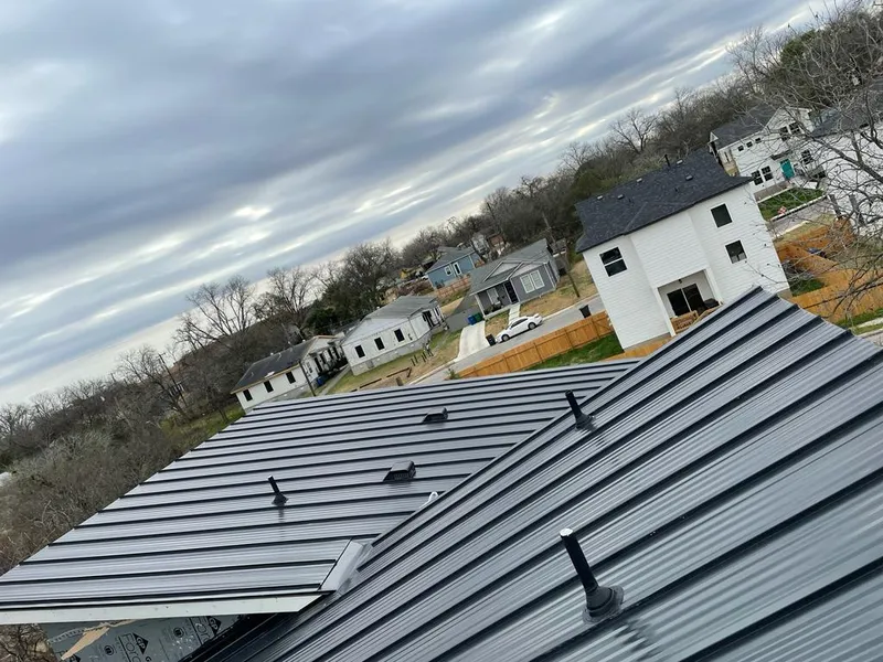 Standing seam metal roof panels with vents for Skylight Repair in Flatwoods